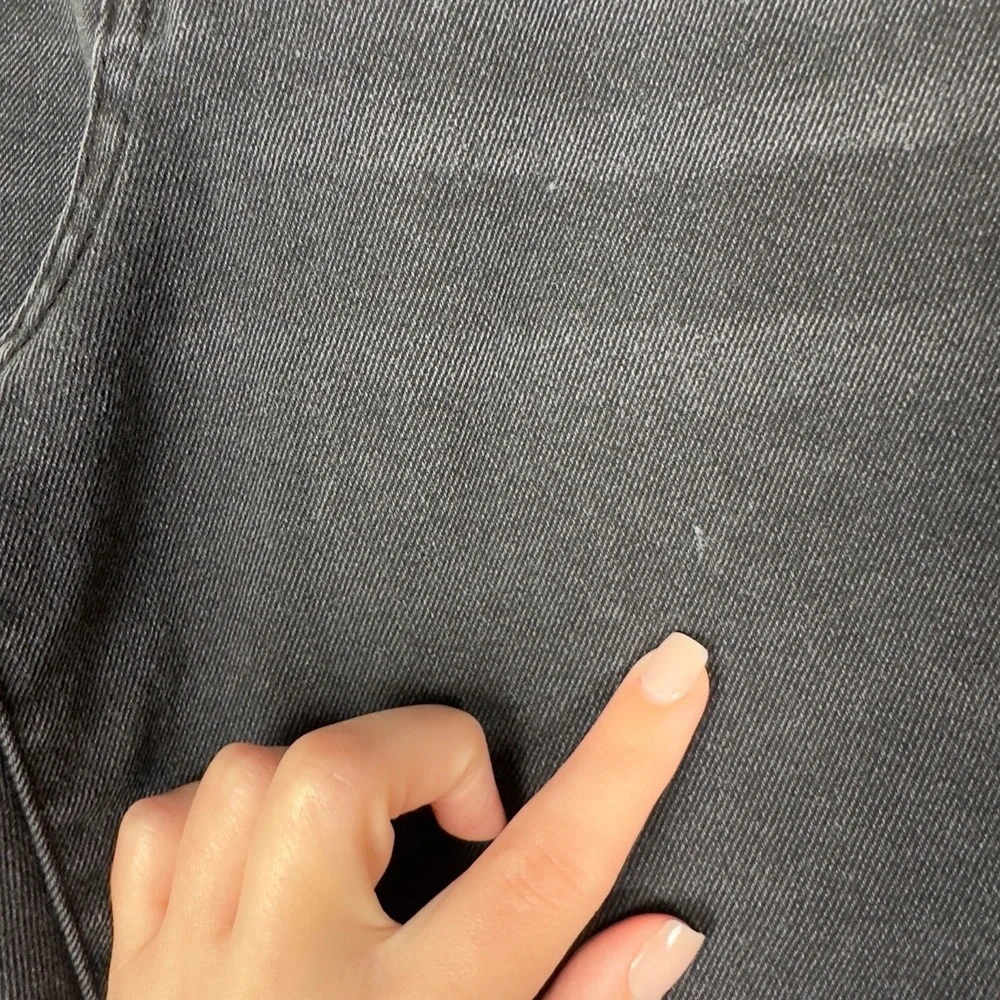 Madden NYC Jeans Womens 18‎ Gray Drawstring Cropped Streetwear - Picture 4 of 11